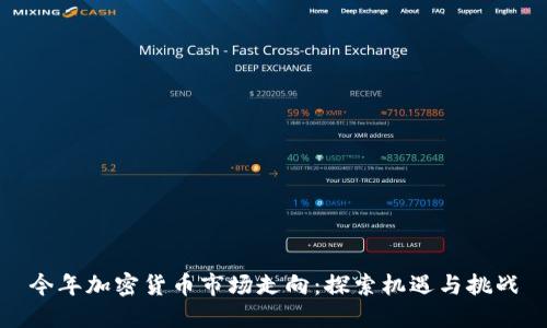 今年加密货币市场走向：探索机遇与挑战