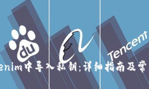 如何在Tokenim中导入私钥：详细指南及常见问题解答
