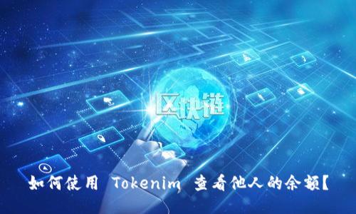 如何使用 Tokenim 查看他人的余额？